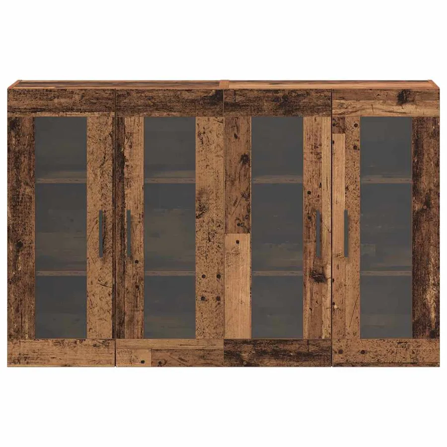 Armoires Murailles 2 pcs Bois ancien 69,5 x 34 x 90 cm - 6