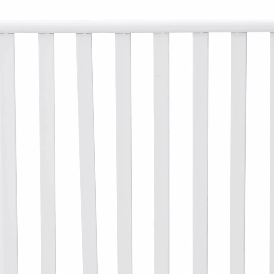 Banc de jardin Blanc Uni 103,5 x 51,5 x 90 cm Acier - 8