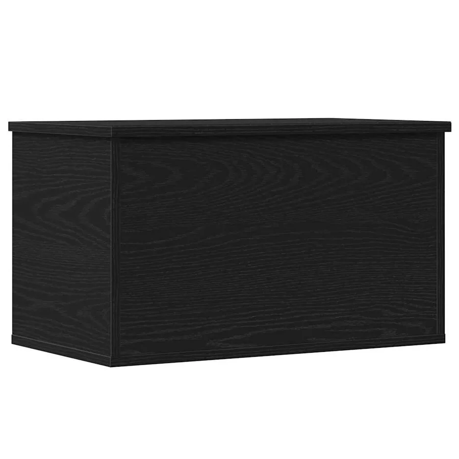 Boîte de Rangement Chêne noir 60 x 35 x 35 cm Bois d'ingénierie - 2