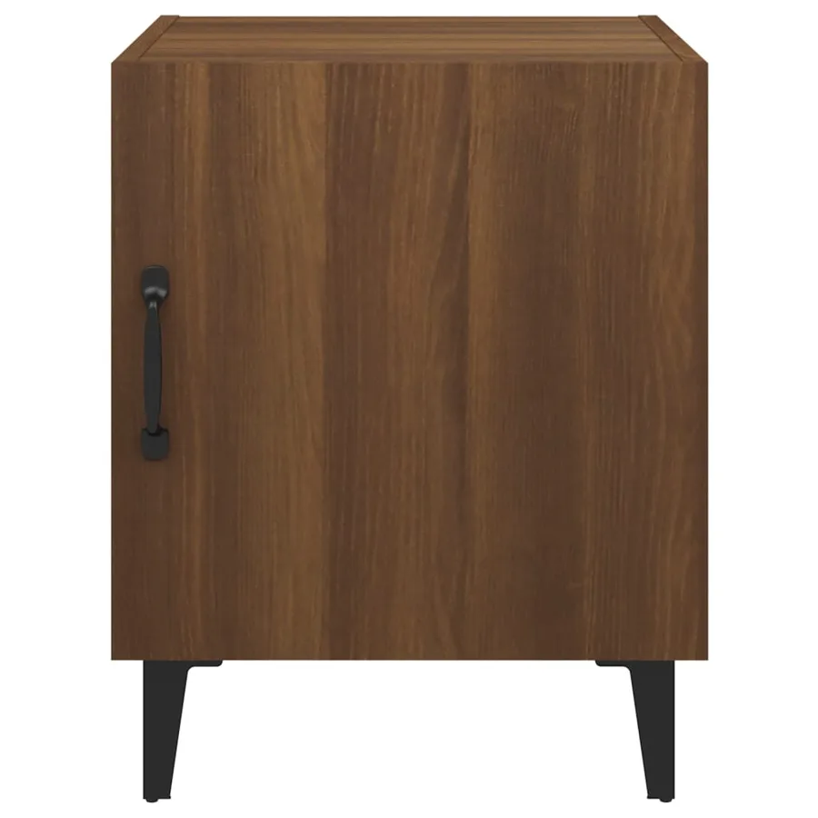 Tables de chevet 2 pcs Chêne marron Bois d'ingénierie - 4