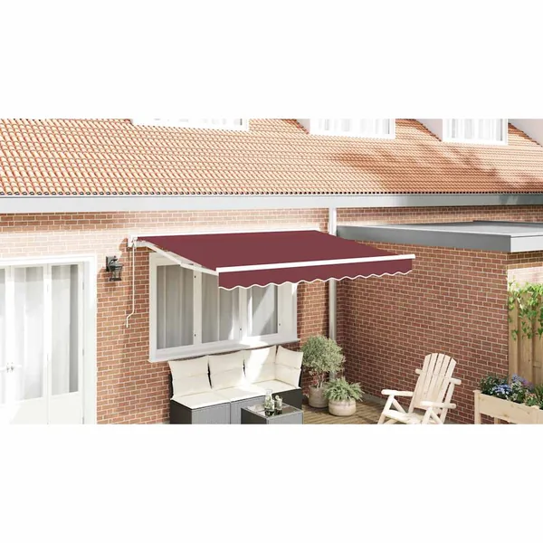 Cadre d'auvent Bordeaux 300 x 200 cm