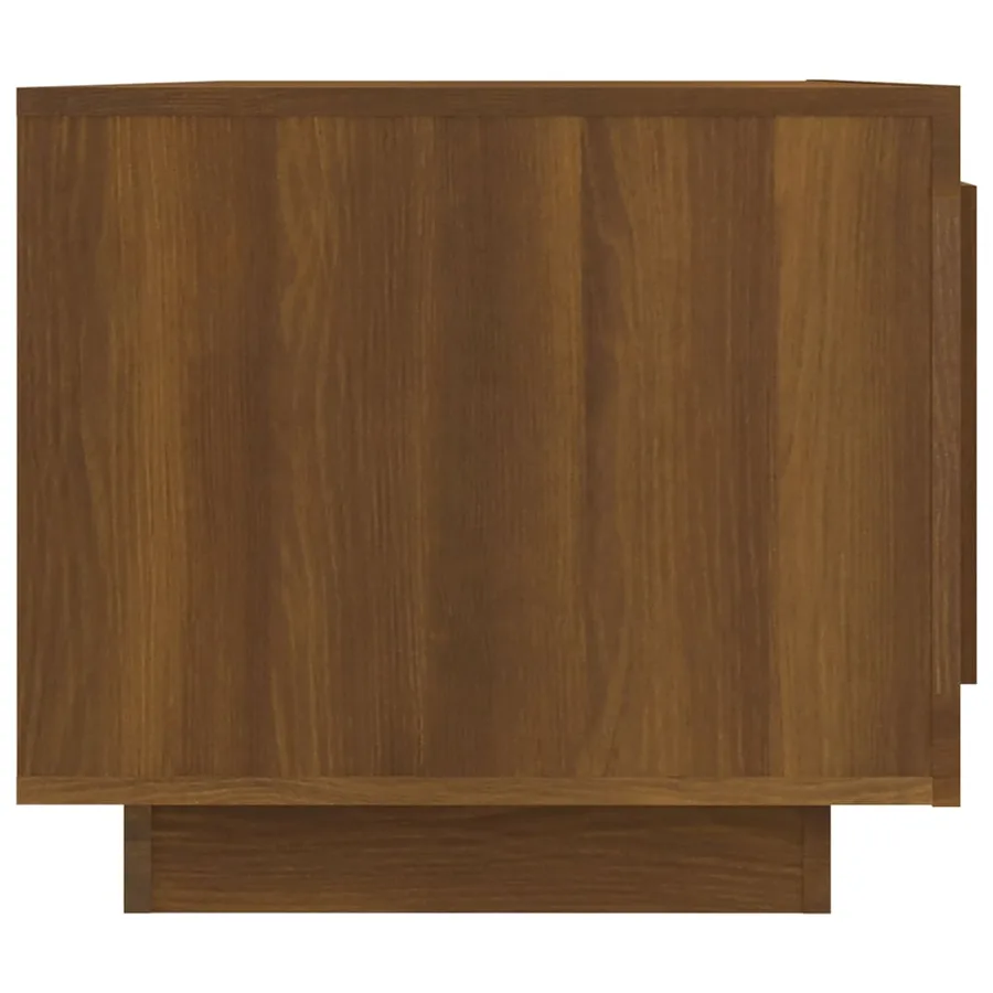 Table basse Chêne marron 102x50x45 cm Bois d'ingénierie - 7