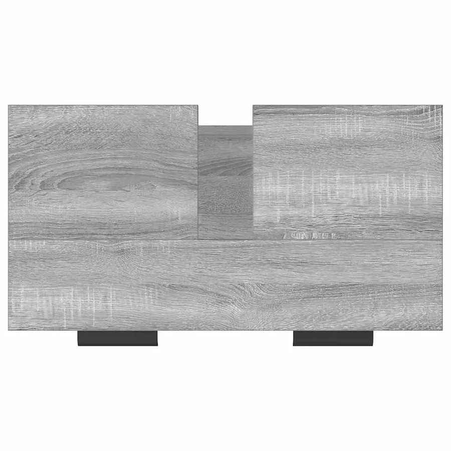 Armoire de bain Sonoma gris 64,5x33,5x59 cm Bois d'ingénierie - 10