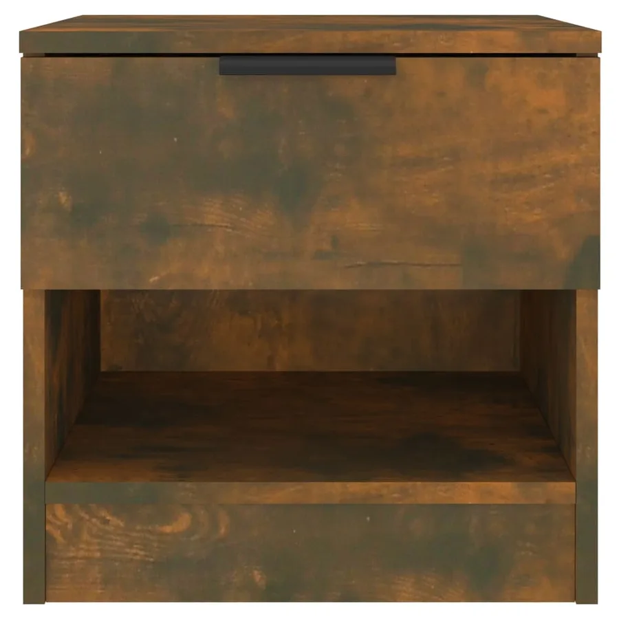 Table de chevet Chêne fumé Bois d'ingénierie - 4