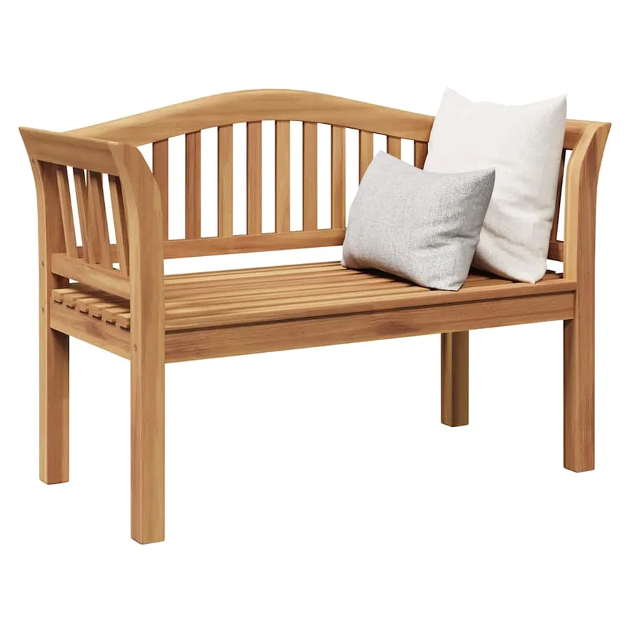 banc Marron 120 x 53,5 x 85 cm Bois de teck massif - 3