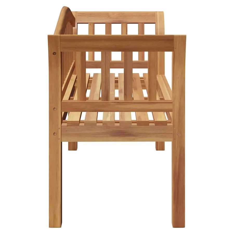 banc Marron 120 x 53,5 x 85 cm Bois de teck massif - 6
