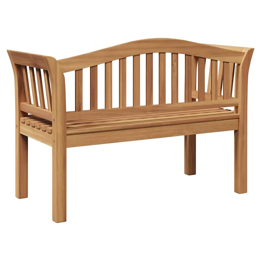 banc Marron 120 x 53,5 x 85 cm Bois de teck massif - 7