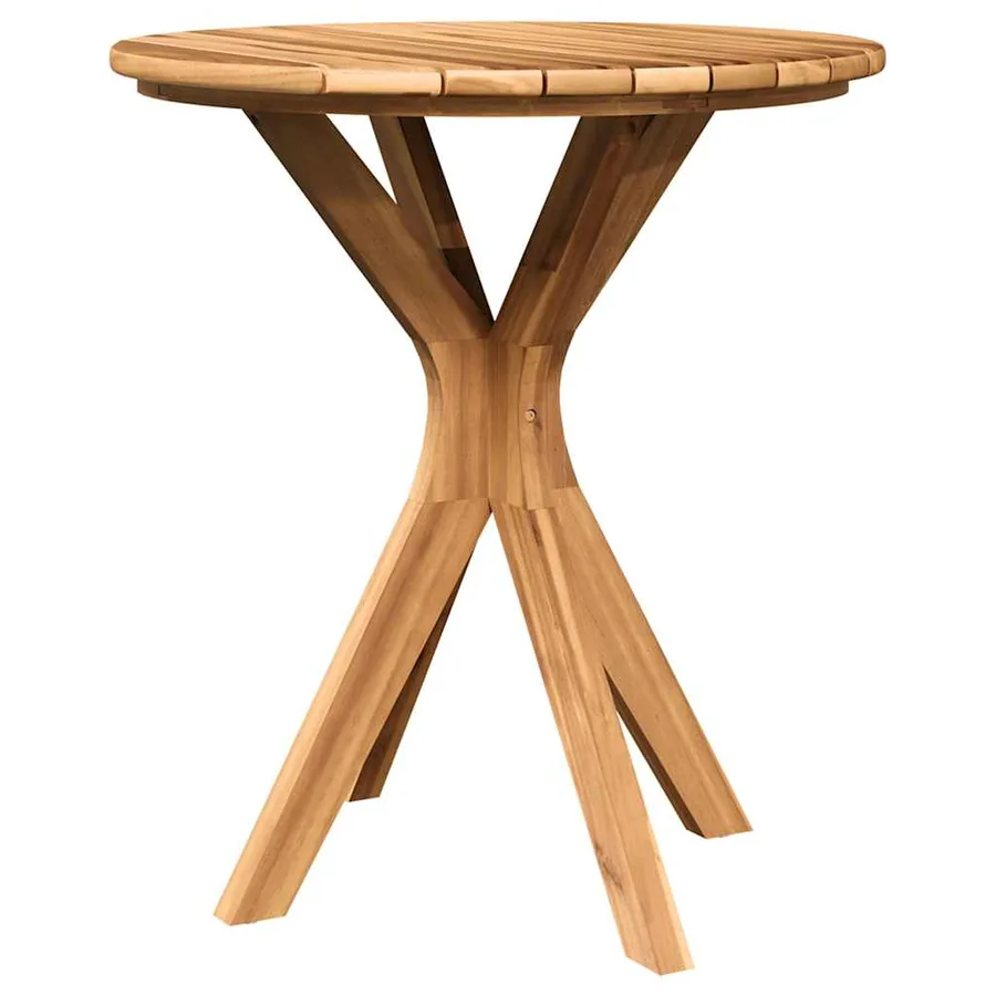 Table d'appoint Marron 70 x 70 x 75 cm Bois de teck massif - 2