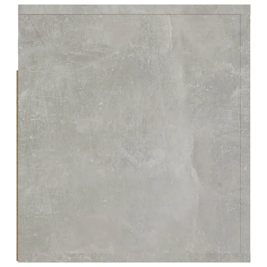 Table de chevet murale Gris béton 50x36x40 cm - 7