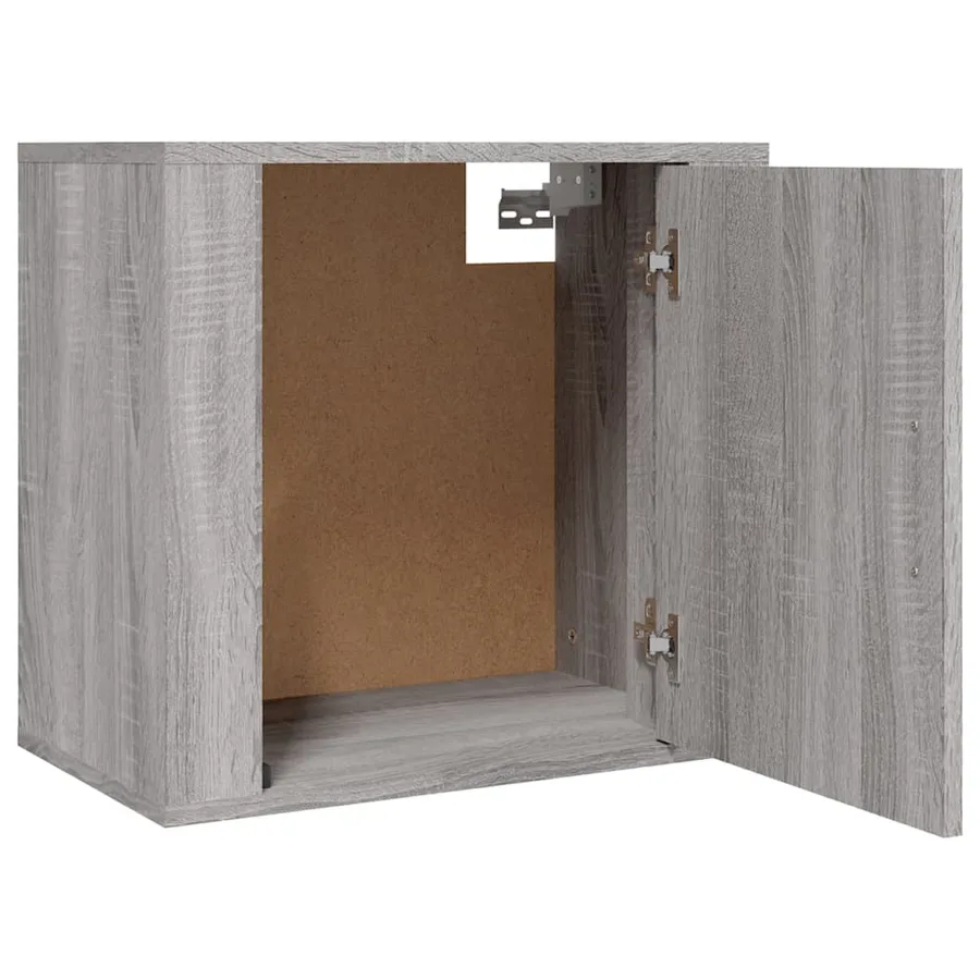 Table de chevet murale Sonoma gris 50x30x47 cm - 5