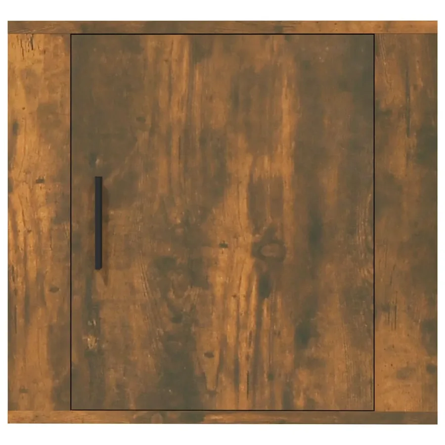 Table de chevet murale Chêne fumé 50x30x47 cm - 5