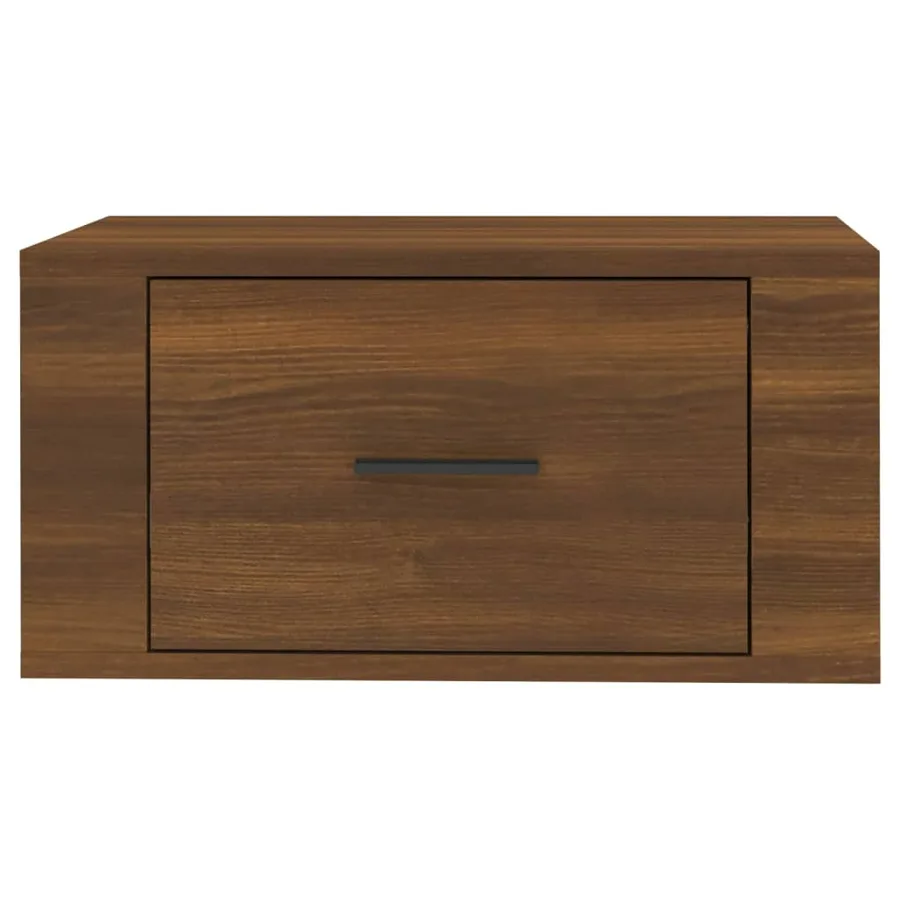 Tables de chevet murales 2 pcs Chêne marron 50x36x25 cm - 7