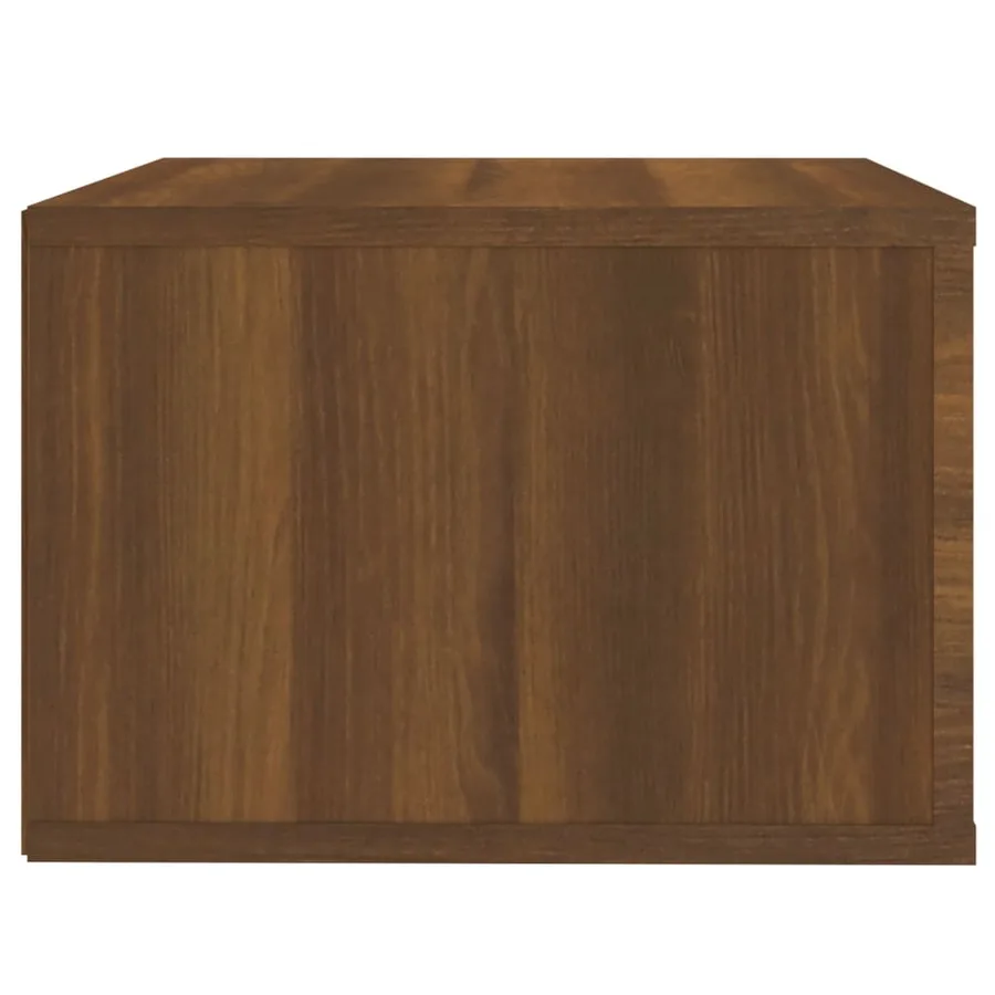 Tables de chevet murales 2 pcs Chêne marron 50x36x25 cm - 9