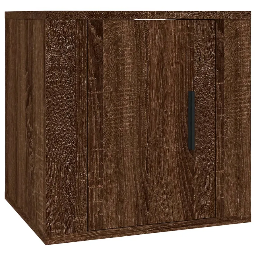 Meuble TV mural Chêne marron 40x34,5x40 cm - 2