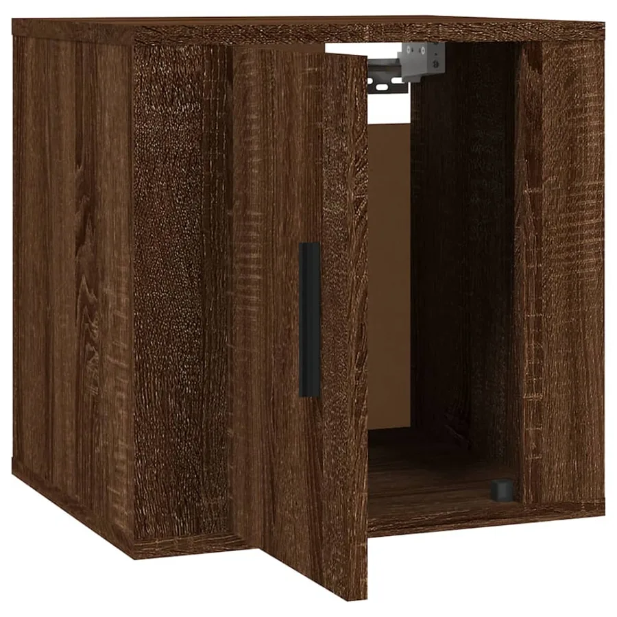Meuble TV mural Chêne marron 40x34,5x40 cm - 5