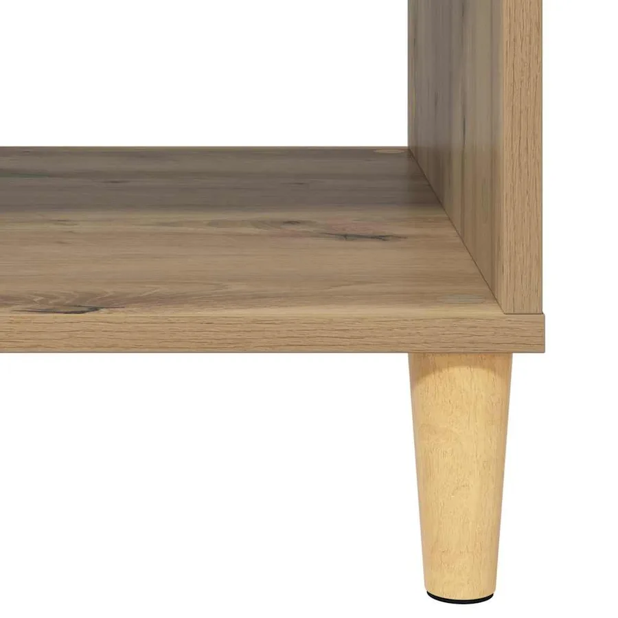 Table basse Chêne artisanal 102 x 55 x 35 cm Bois d'ingénierie - 10