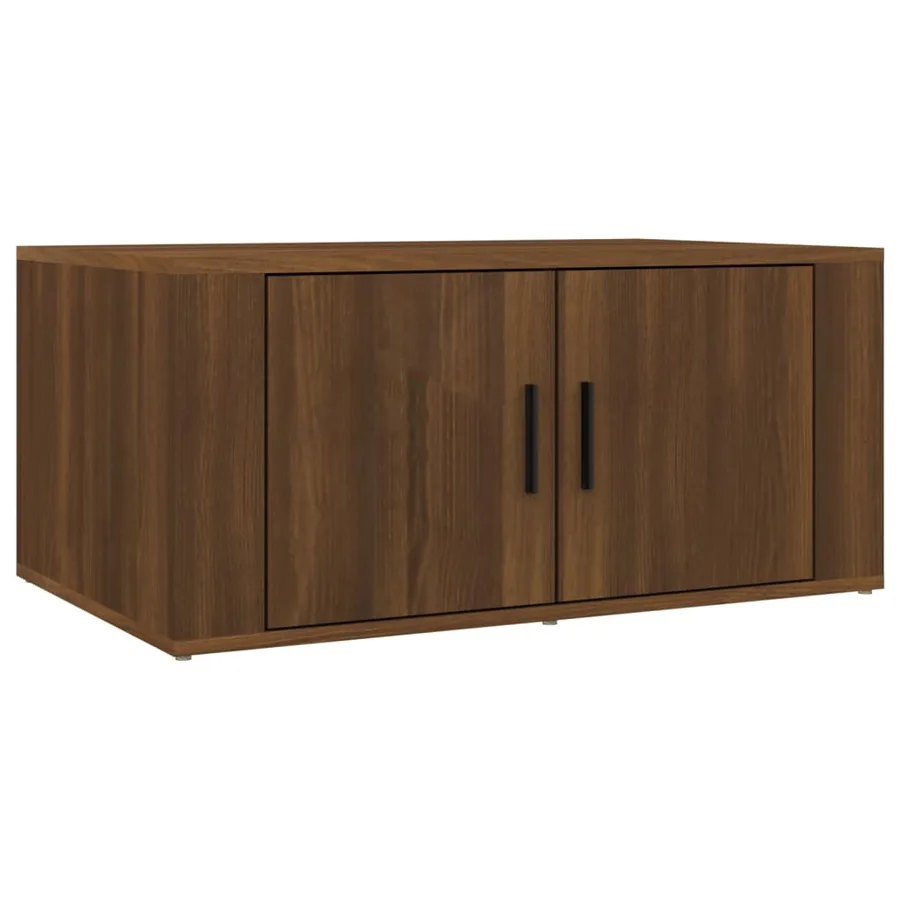 Table basse Chêne marron 80x50x36 cm Bois d'ingénierie - 2