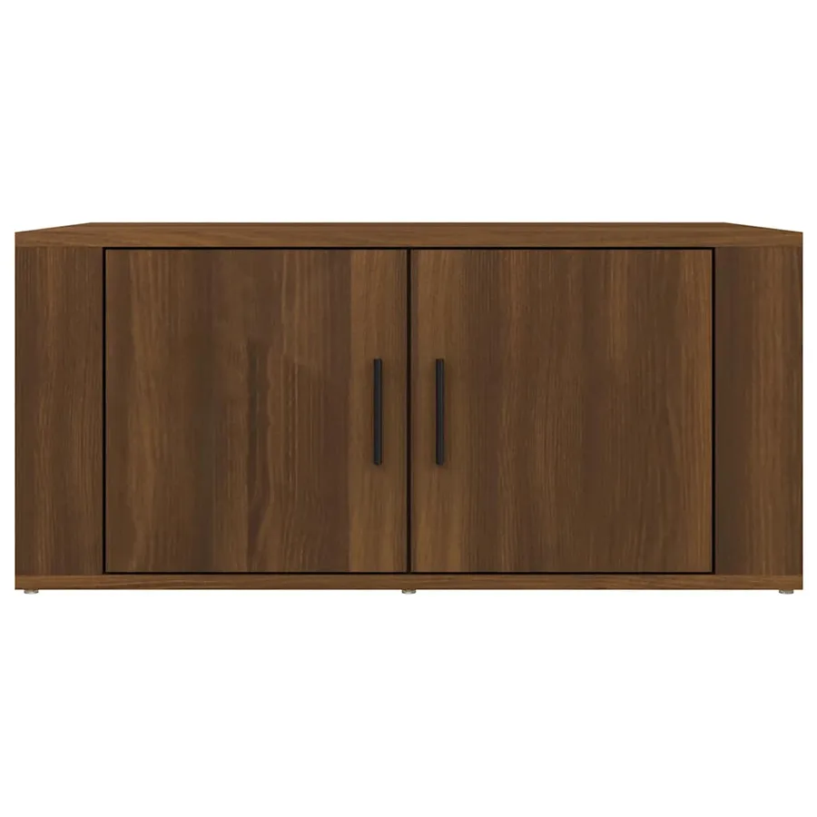 Table basse Chêne marron 80x50x36 cm Bois d'ingénierie - 5