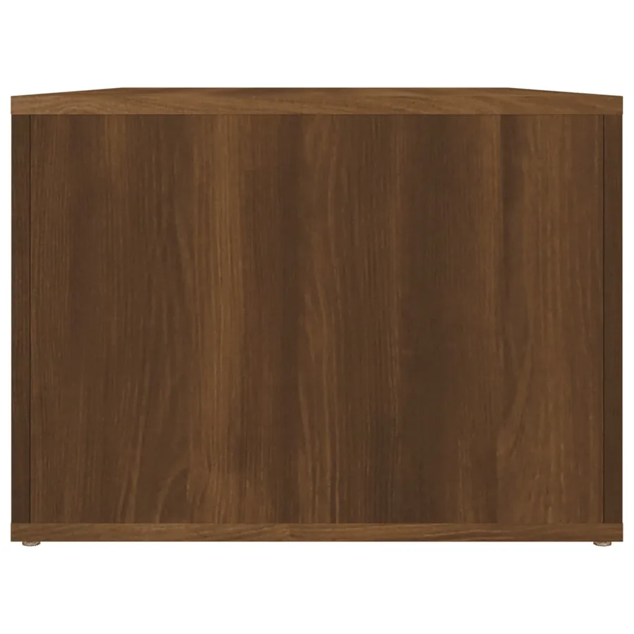 Table basse Chêne marron 80x50x36 cm Bois d'ingénierie - 7