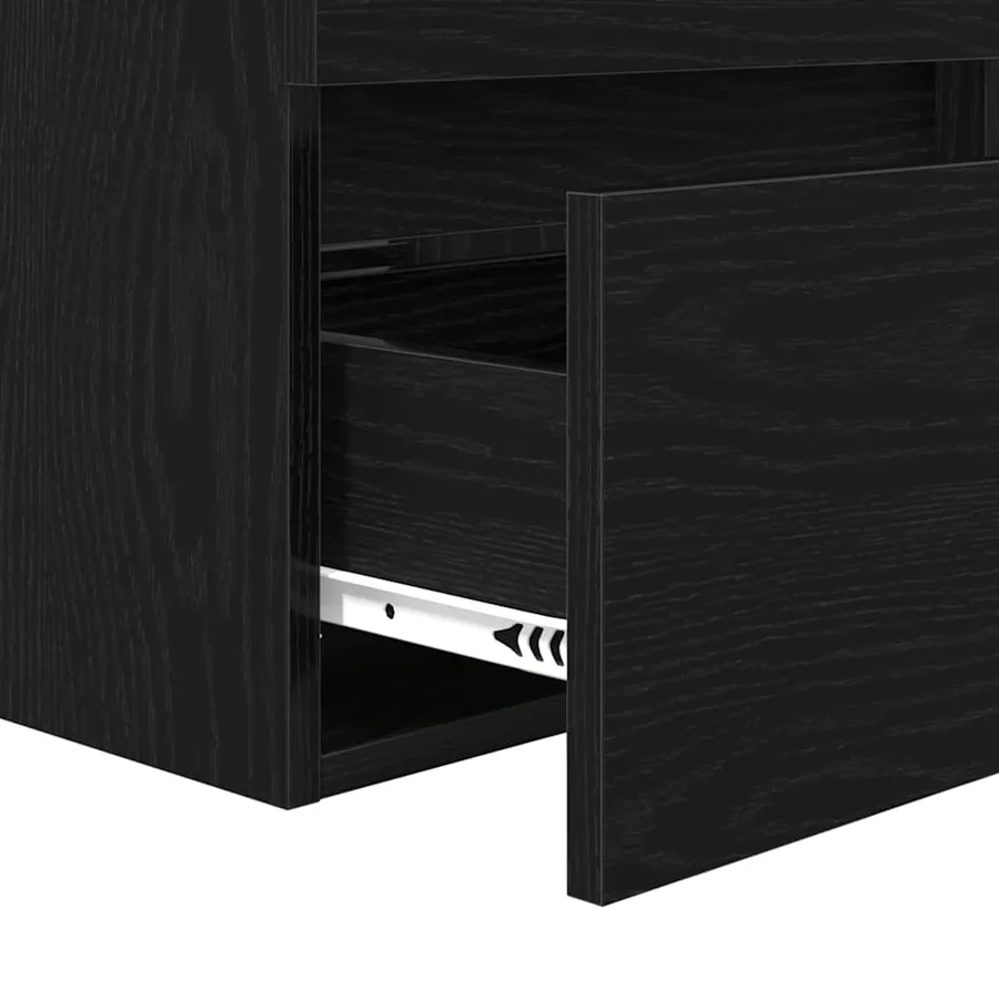 Cabinet de salle de bain Chêne noir 41 x 38,5 x 45 cm - 12