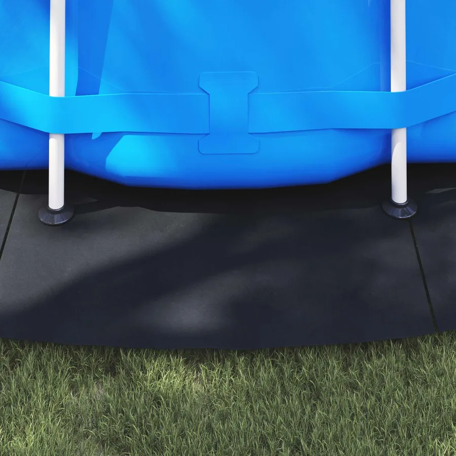 Tapis de piscine Noir Ø 550 cm Tissu non tissé - 4