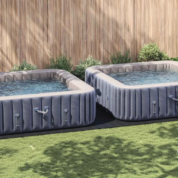 Tapis de piscine Noir 820 x 420 x 0,1 cm Tissu non tissé
