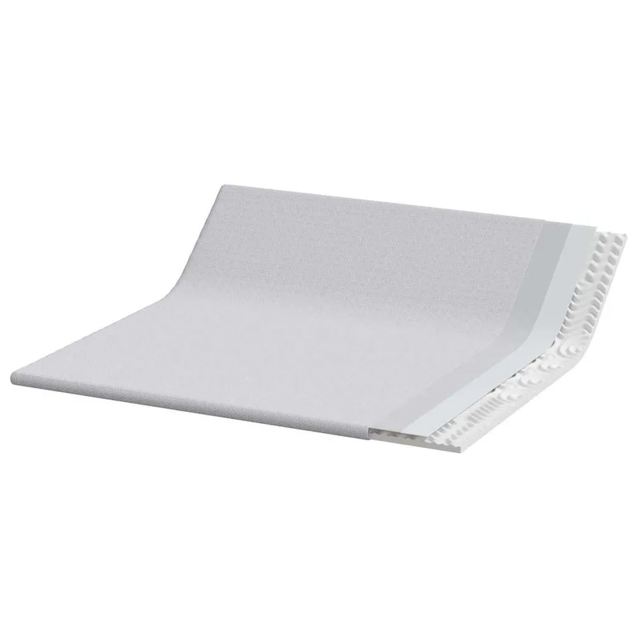 Surmatelas Blanc 180 x 200 cm Tissu Jacquard - 4