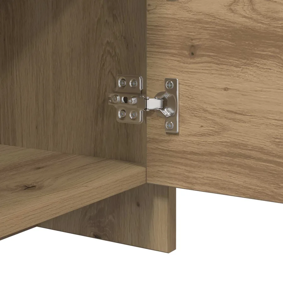 Ensemble meuble TV 90 x 35 x 40 cm Chêne artisanal - 10