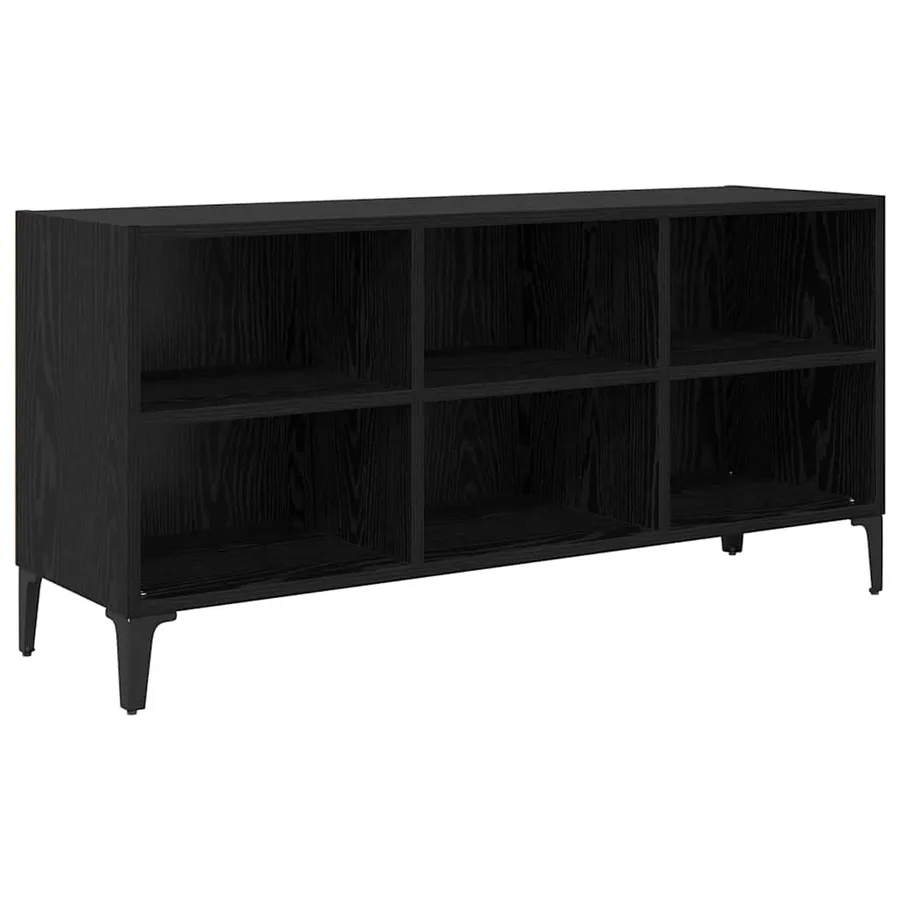 Ensemble meuble TV Noir 103,5 x 30 x 50 cm Bois d’ingénierie - 2