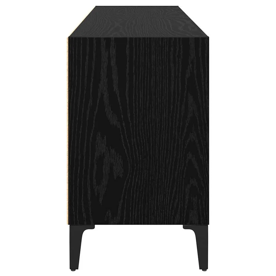 Ensemble meuble TV Noir 103,5 x 30 x 50 cm Bois d’ingénierie - 6