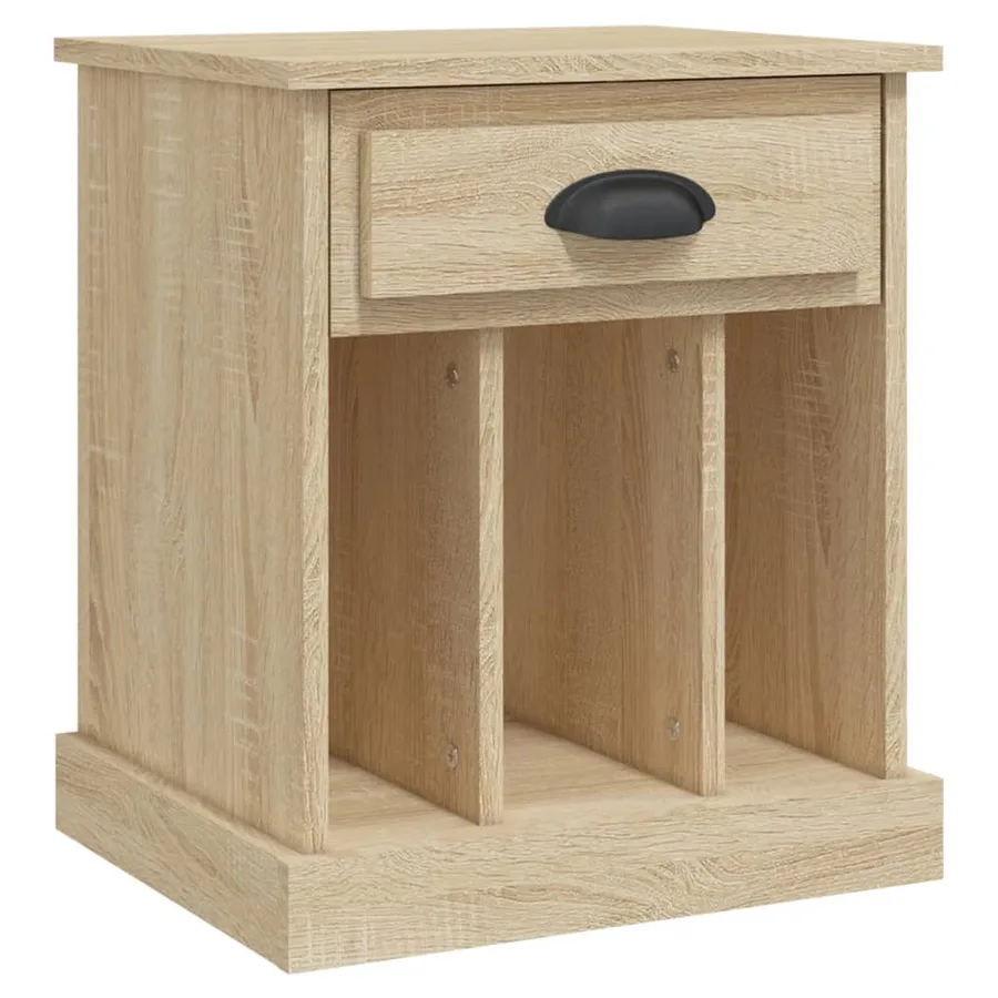 Tables de chevet 2 pcs chêne sonoma 43x36x50 cm - 6