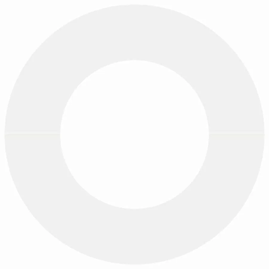 adapté pour anneaux d'arbre plats 5 pc Blanc Ø40/70 cm Acier - 5
