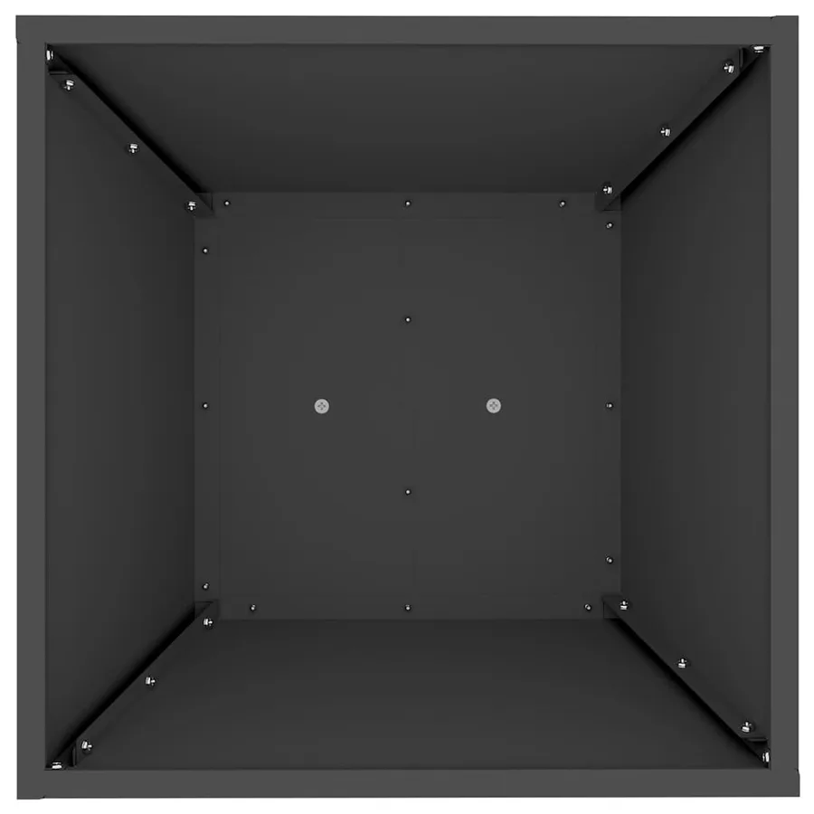 Jardinière à pilier Noir 40 x 40 x 100 cm - 6