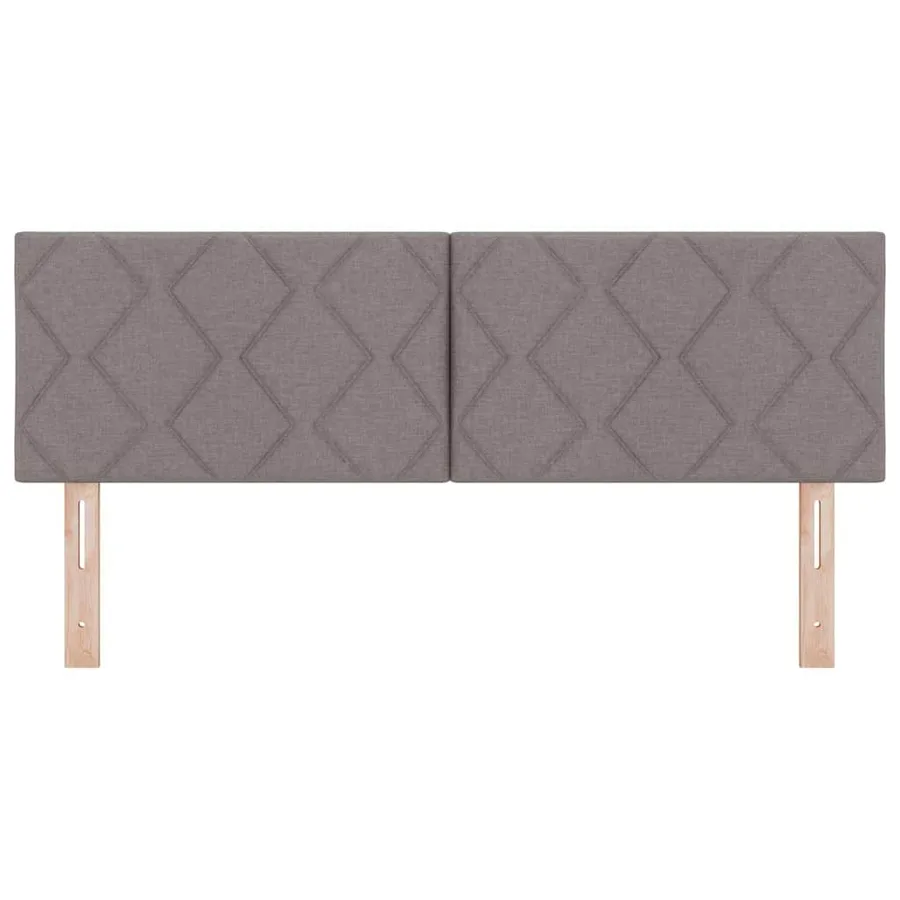 Tête de lit Taupe 160 cm tissu - 5