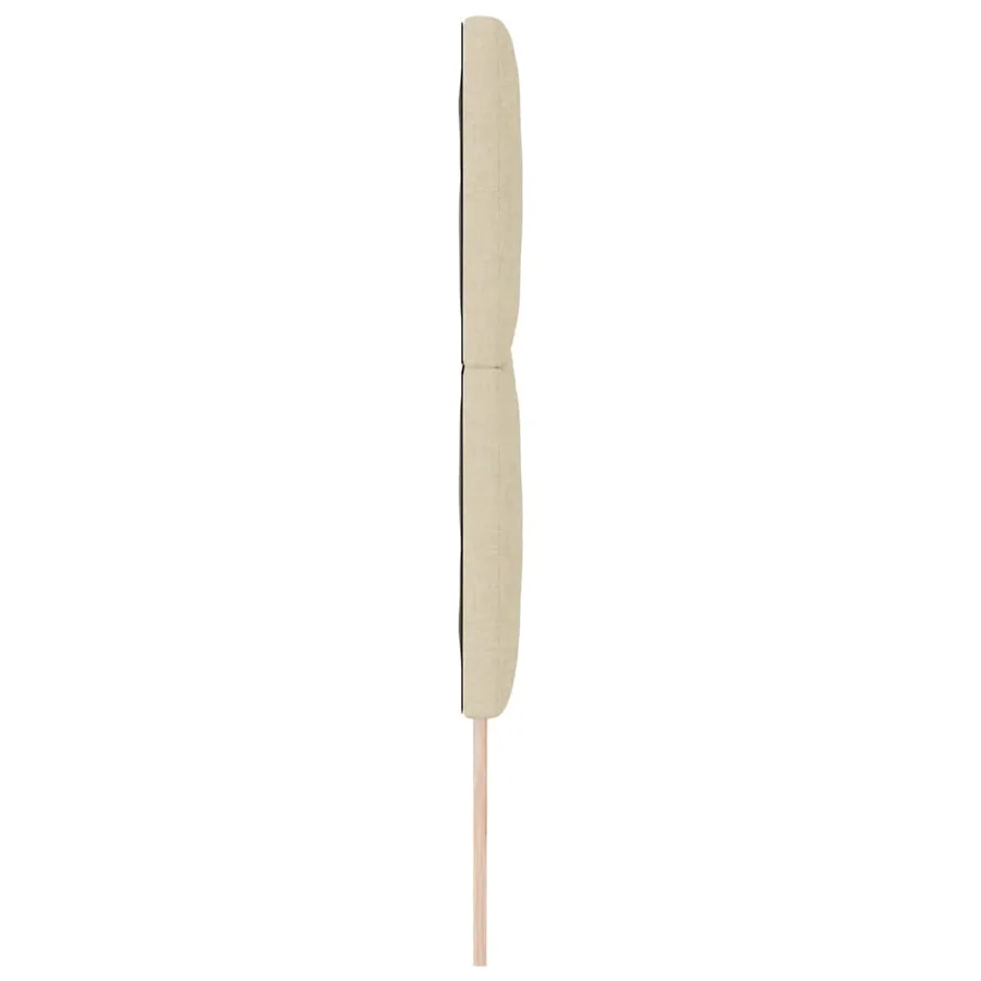Tête de lit Crème 200 cm tissu - 5