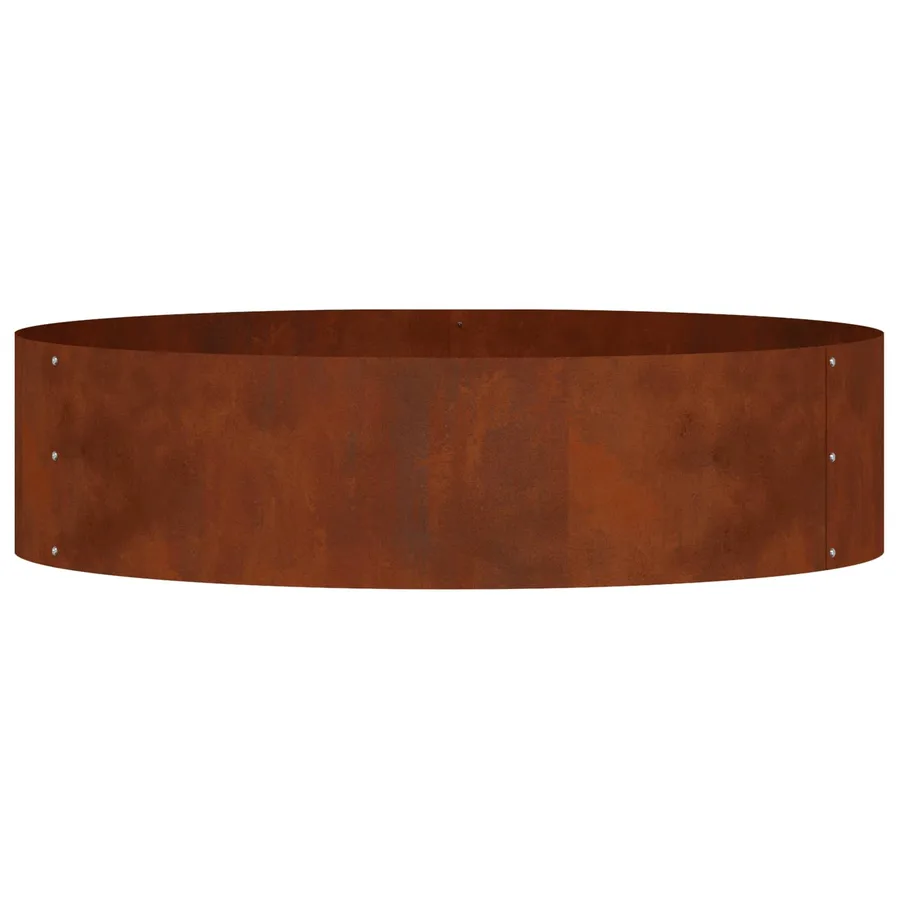 Anneau de jardinière Rouillé 80 x 80 x 20 cm Acier patiné - 6