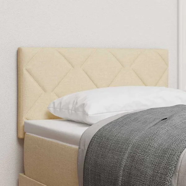 Tête de lit Crème 80 cm tissu