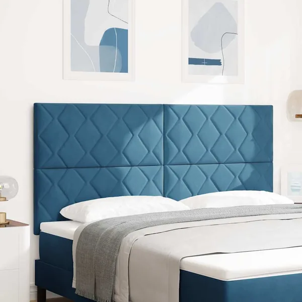 Tête de lit Bleu foncé 180 cm Velours