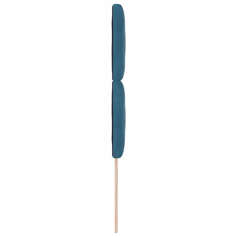 Tête de lit LED Bleu foncé 90 cm Velours - 6