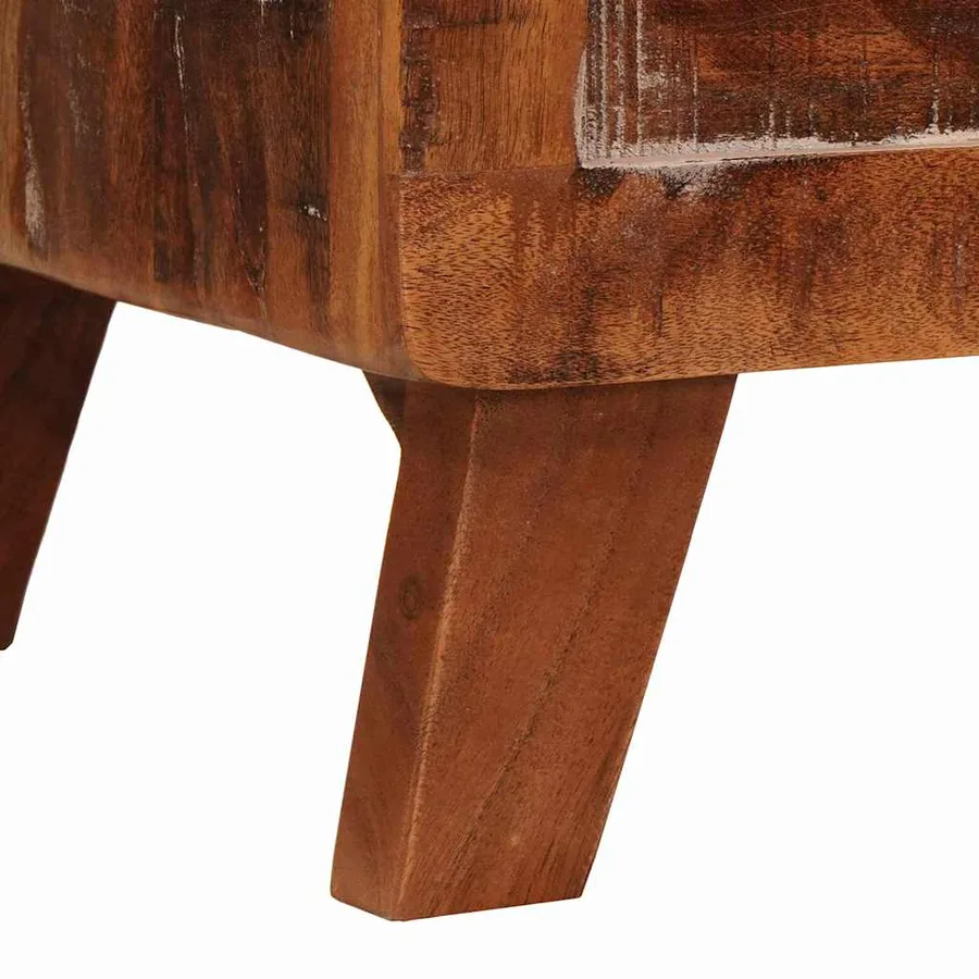 Boîte de rangement 70 x 35 x 40 cm Bois massif recyclé - 11