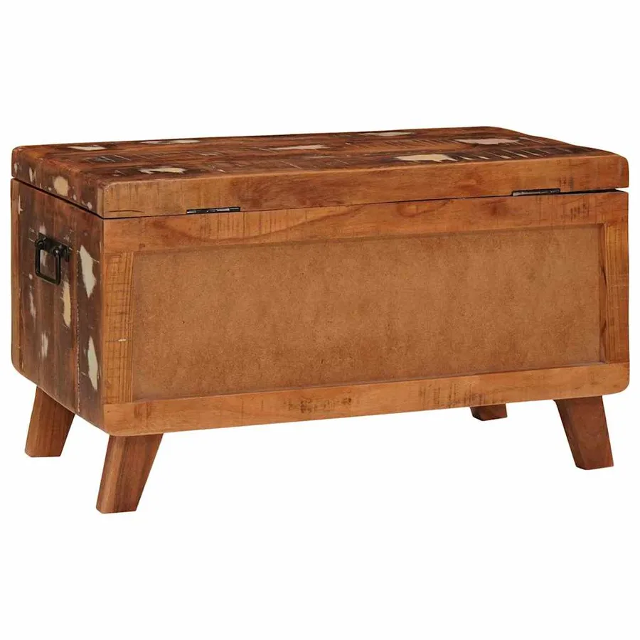 Boîte de rangement 70 x 35 x 40 cm Bois massif recyclé - 7