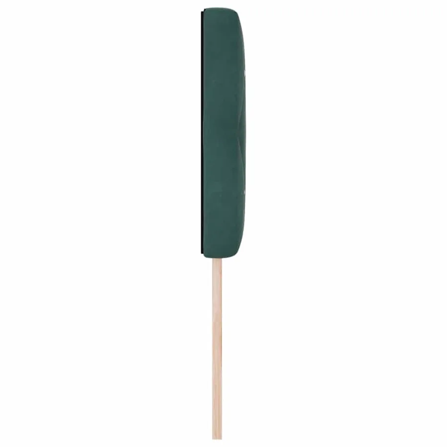 Tête de lit LED avec bandes LED Vert foncé 80 cm Velours - 6