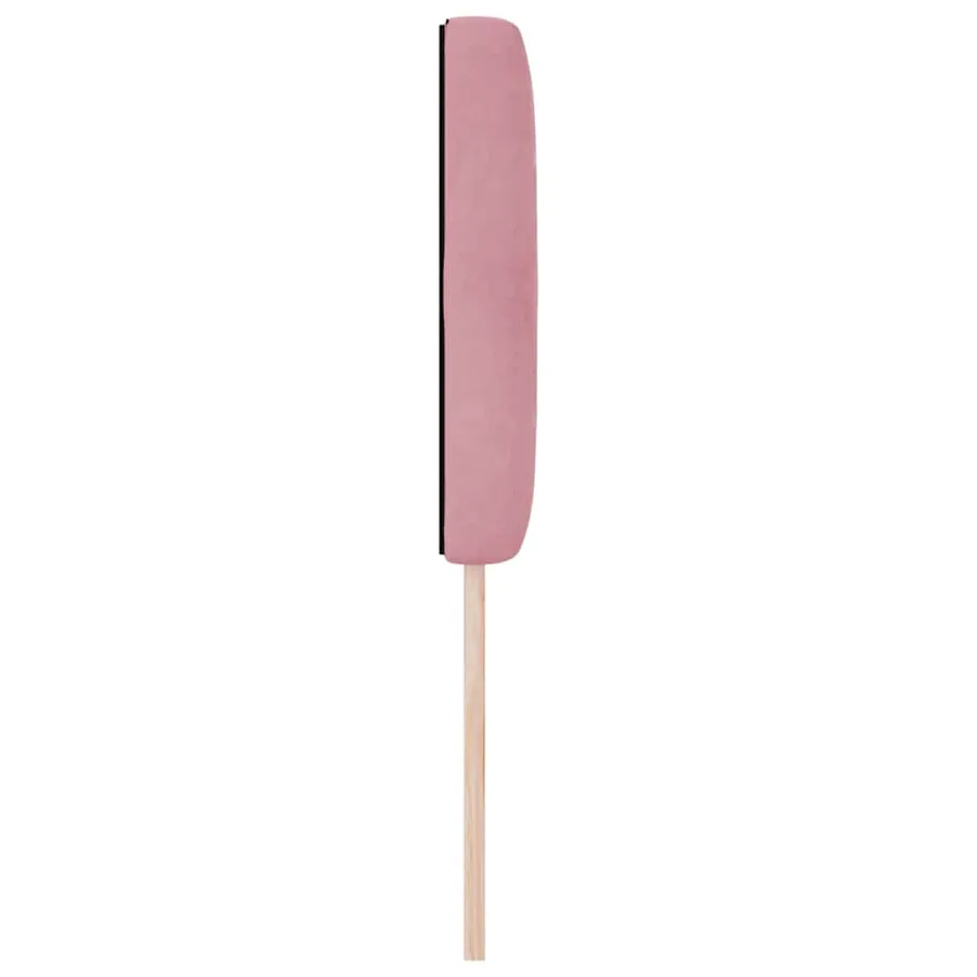 Tête de lit LED avec bandes LED Rose 80 cm Velours - 6