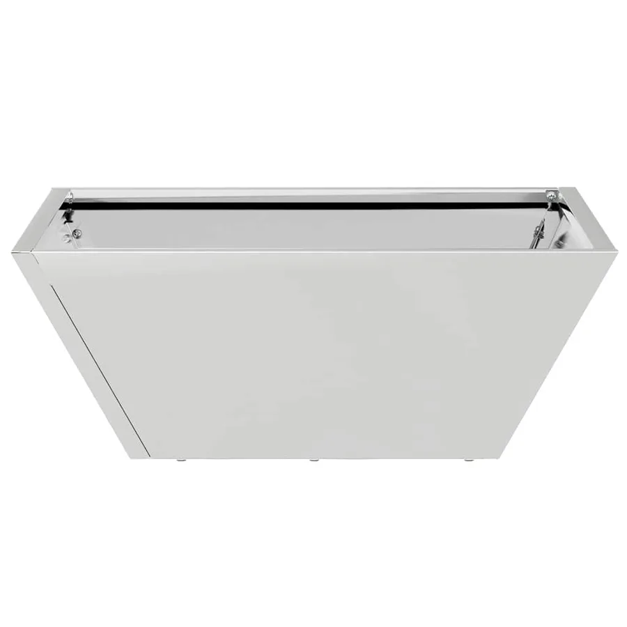 Cache-pot de jardin 5 pc Argent 40 x 40 x 15 cm - 7