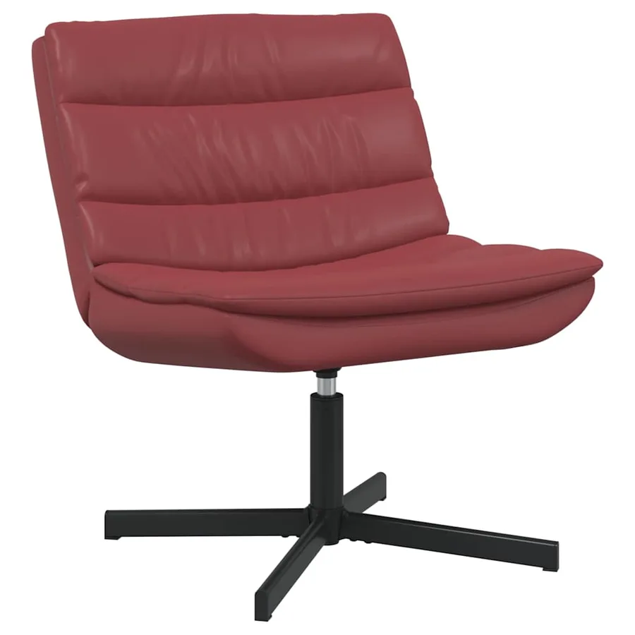 Chaise pivotante Bordeaux 63 x 75 x 76 cm Simili cuir - 2