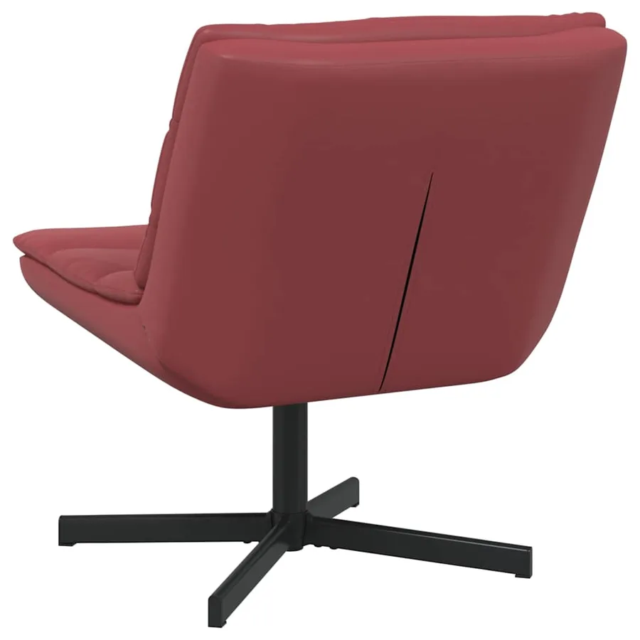 Chaise pivotante Bordeaux 63 x 75 x 76 cm Simili cuir - 6
