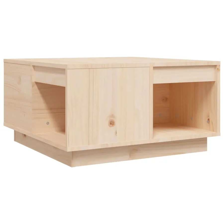 Table basse 60x61x32,5 cm Bois massif de pin - 2