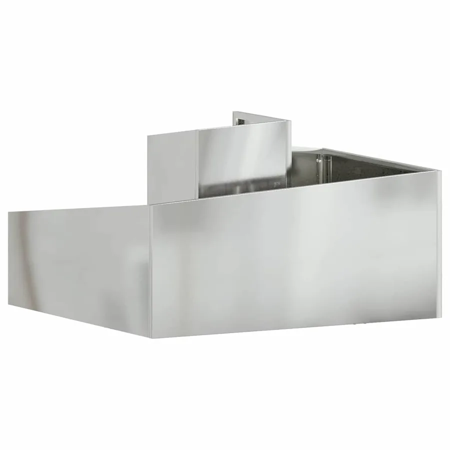 Cache-pot de jardin Argent 80 x 80 x 50 cm Acier galvanisé - 7