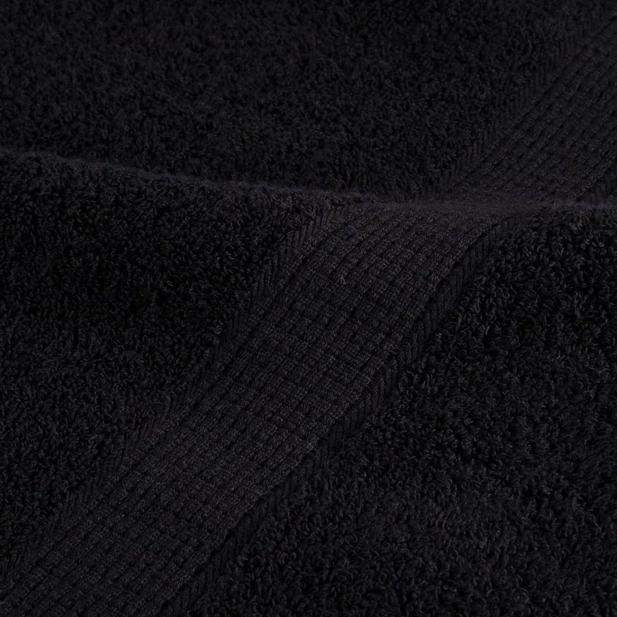 Serviette Invité SOLUND 25 pc Noir 80 x 200 cm 550 gsm - 6