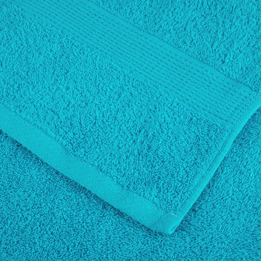 Serviette Invité SOLUND 4 pc Turquoise 15 x 21 cm 550 gsm - 5